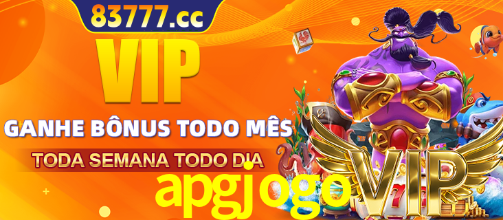 Banner promocional do apgjogo oferecendo 100% de recompensas adicionais contínuas para quem fizer o login diário (Daily sign-in), com um mascote de coelho.