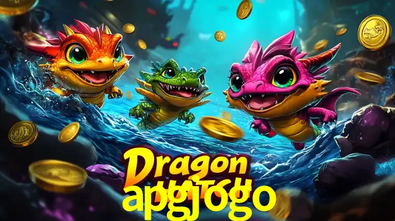 Arte promocional do jogo Dragon Hatch com três adoráveis dragões bebês nadando entre moedas de ouro, um dos slots mais divertidos para jogar no cassino apgjogo.